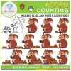 Acorn Counting Clip Art