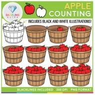 Apples Counting Clip Art