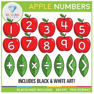 Apple Numbers Clip Art