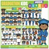Graduation Kids Clip Art BUNDLE!