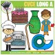 CVCe Clip Art BUNDLE! - 56 Images!