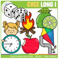 CVCe Long I Clip Art