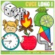 CVCe Clip Art BUNDLE! - 56 Images!