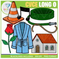 CVCe Long O Clip Art