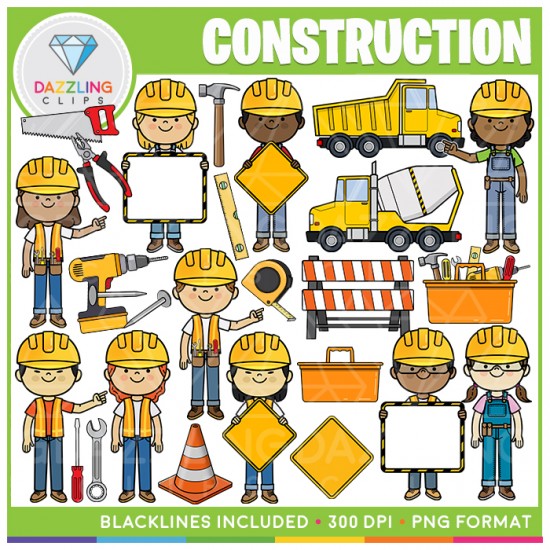 Construction Clip Art Bundle!