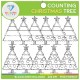 Christmas Tree Counting Clip Art
