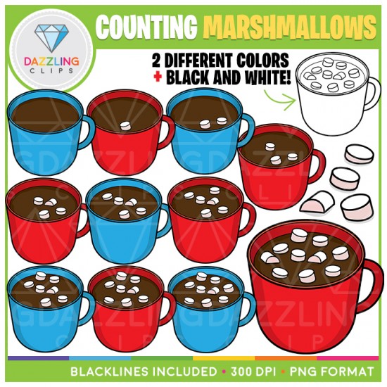 Winter Counting Clip Art BUNDLE - 129 Images!
