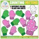 Winter Counting Clip Art BUNDLE - 129 Images!
