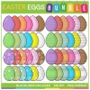 Easter Eggs Clip Art MEGA BUNDLE! Save BIG!