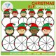 Christmas Spinners Clip Art BUNDLE - 120 images!