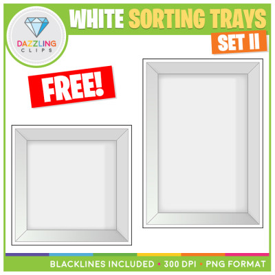 FREE White Sorting Trays (Set 2)