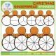 Christmas Spinners Clip Art BUNDLE - 120 images!