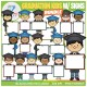 Graduation Kids Clip Art BUNDLE!