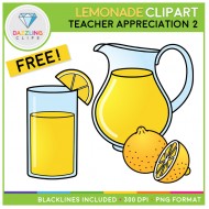 FREE Lemonade Set Clip Art