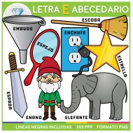 Letra E - Abecedario (Spanish)
