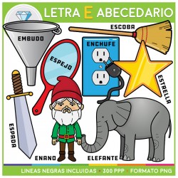 Letra E - Abecedario (Spanish)