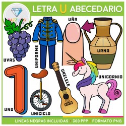 Letra U - Abecedario (Spanish)
