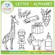 Alphabet Letter G Clip Art - Beginning Sounds