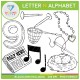 Alphabet Letter N Clip Art - Beginning Sounds
