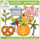 Alphabet Letter P Clip Art - Beginning Sounds