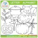 Alphabet Letter P Clip Art - Beginning Sounds
