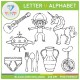 Alphabet Letter U Clip Art - Beginning Sounds
