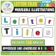 Moveable Letter Tiles Clipart ULTIMATE BUNDLE - 768 Images!