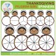 Thanksgiving Spinners Clip Art BUNDLE - 160 images!