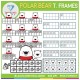 Winter Ten Frames Clip Art BUNDLE! - 186 Images!