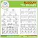 Rudolph the Red Nosed Reindeer Ten Frames Clip Art