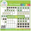 Saint Patrick's Day Ten Frames Clip Art BUNDLE!