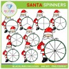 Christmas Santa Spinners Clip Art