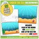 Under The Sea Backgrounds Clip Art - For BOOM CARDS, POWERPOINT and GOOGLE SLIDES!