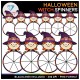 Halloween Spinners Clipart BUNDLE! 120 images!