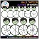 Halloween Spinners Clipart BUNDLE! 120 images!